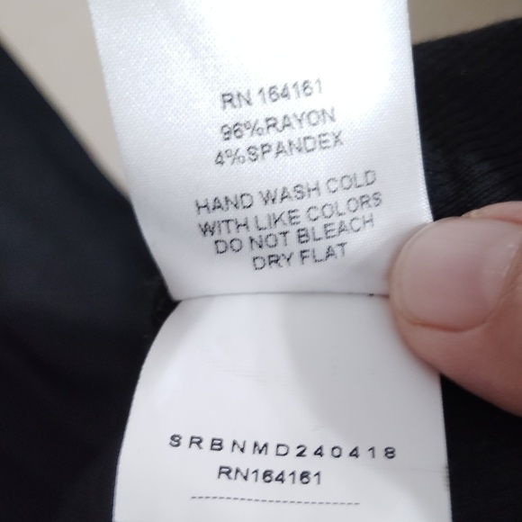 Bumpsuit Black Maternity Midi Dress Sm Bodycon Stretch Minimalist Pregnancy - Picture 5 of 6